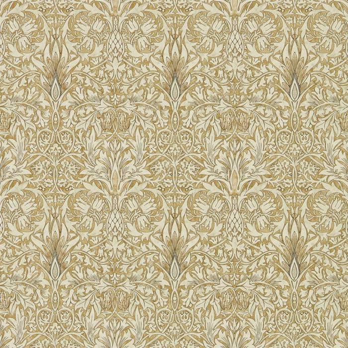 Morris & Co Snakeshead Gold/Linen Wallpaper