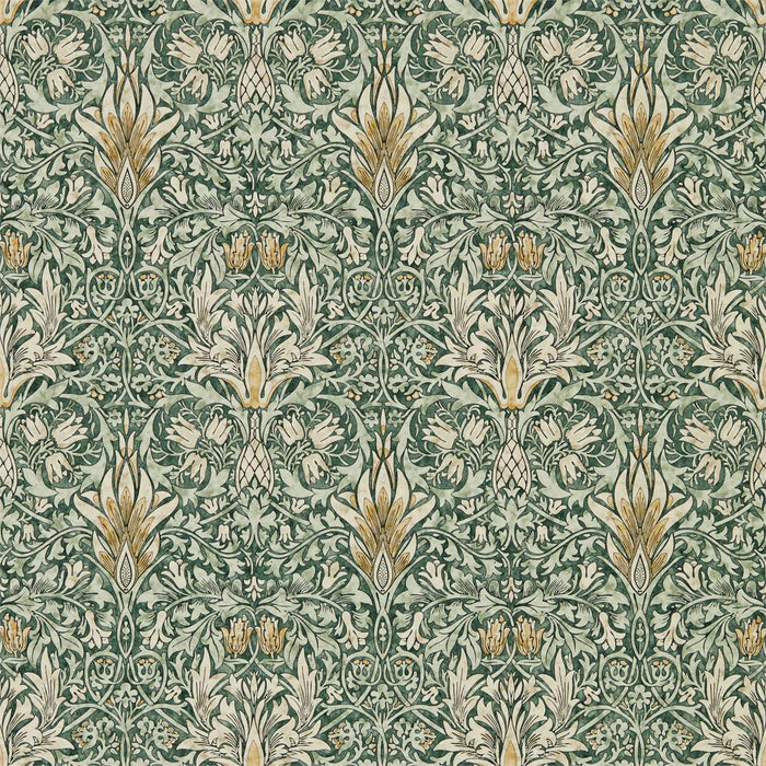 Morris & Co Snakeshead Forest/Thyme Wallpaper