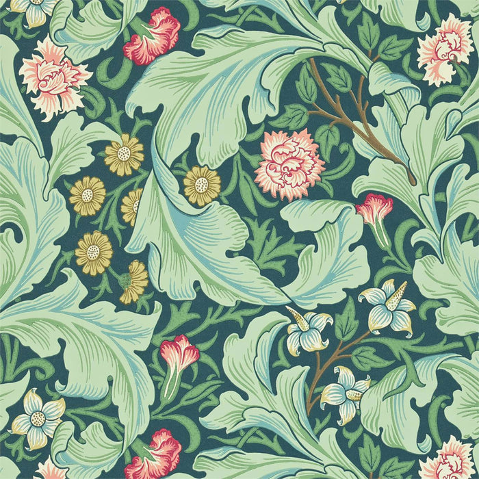 Morris & Co Leicester 212541 Woad/Sage Wallpaper