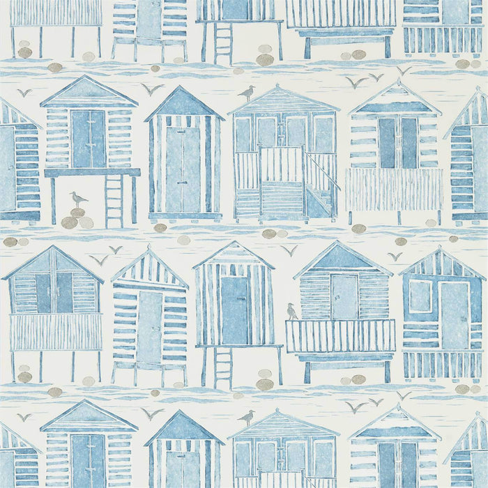 Beach Huts Marine Wallpaper