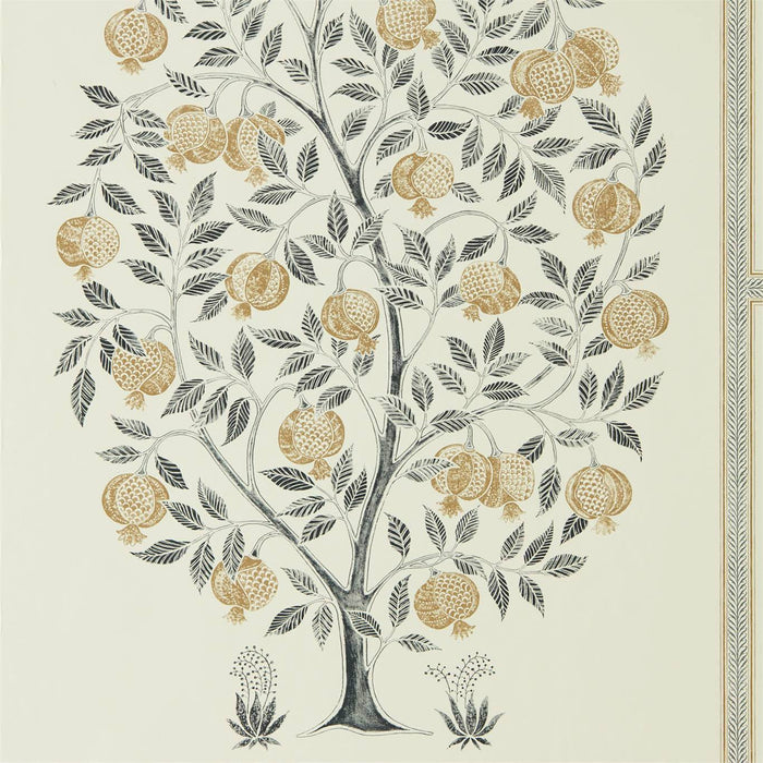 Sanderson Anaar Tree - Charcoal/Gold