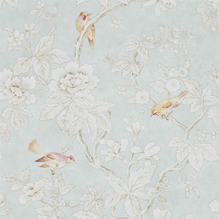 Chiswick Grove Silver Wallpaper