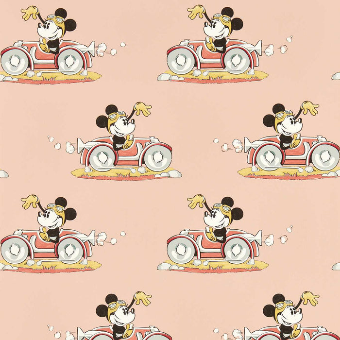 Minnie On the Move Candy Floss Wallpaper