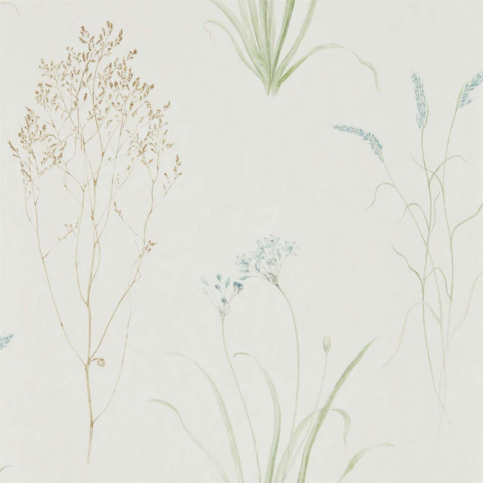 Farne Grasses Cream/Sage Wallpaper