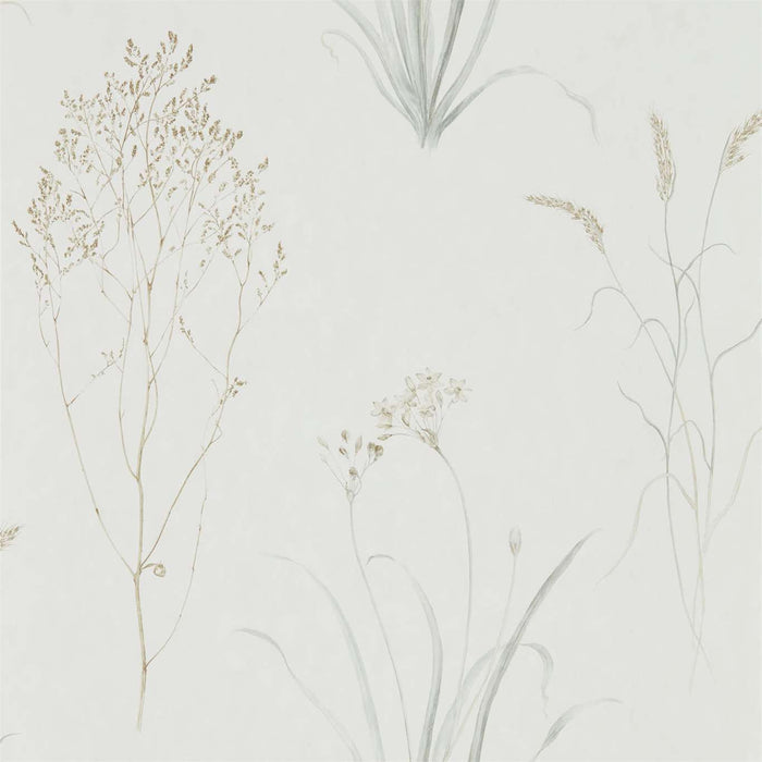 Farne Grasses Silver/Ivory Wallpaper