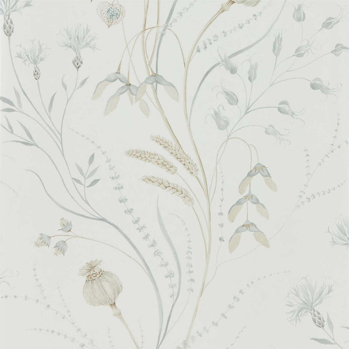 Summer Harvest Silver/Chalk Wallpaper