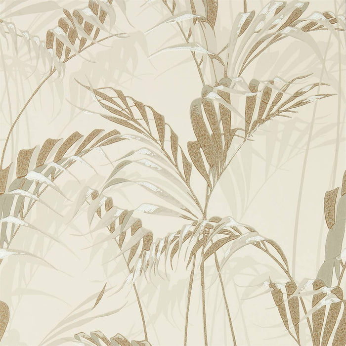 Palm House Linen/Gilver Wallpaper