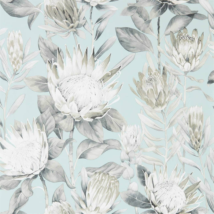 King Protea Aqua/Linen