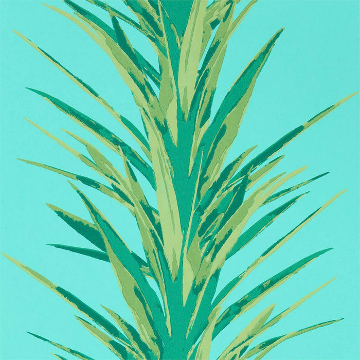 Yucca Sky/Green Wallpaper