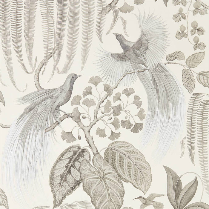 Bird of Paradise Linen Wallpaper