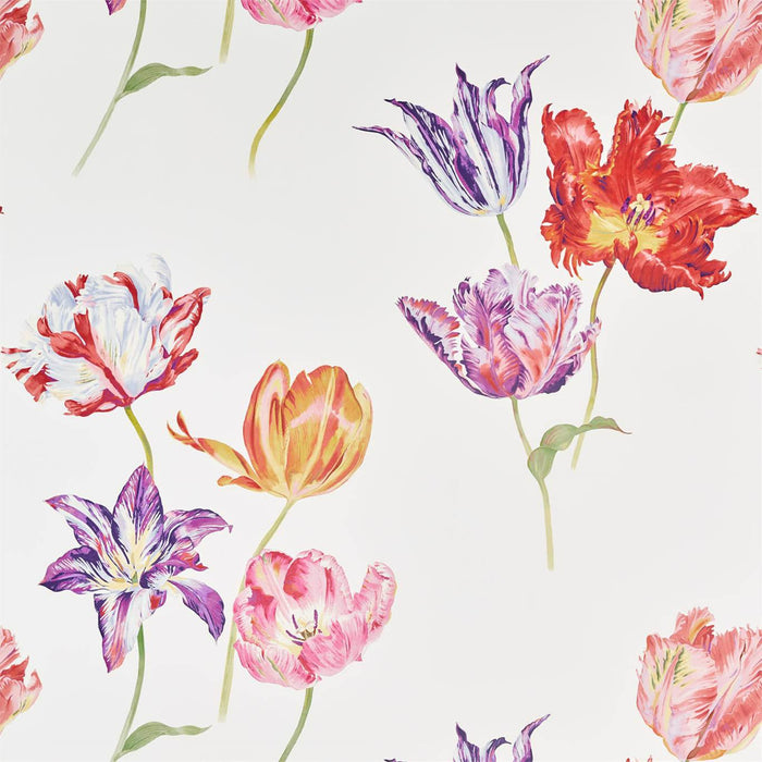 Tulipomania Botanical Wallpaper