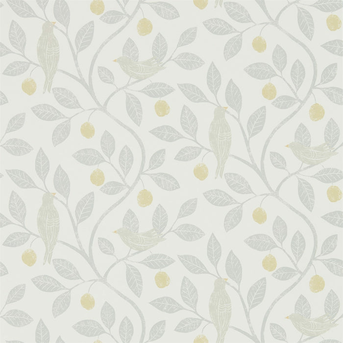 Damson Tree Dijon/Mole Wallpaper