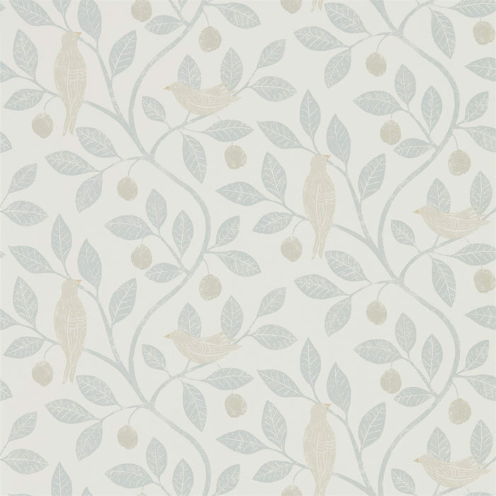 Damson Tree Mineral/Dove Wallpaper