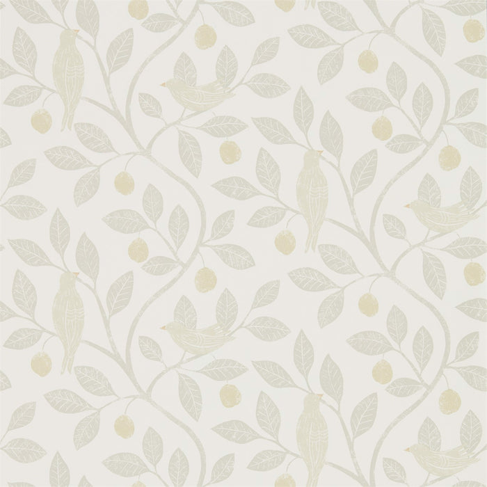 Damson Tree Linen/Honey Wallpaper