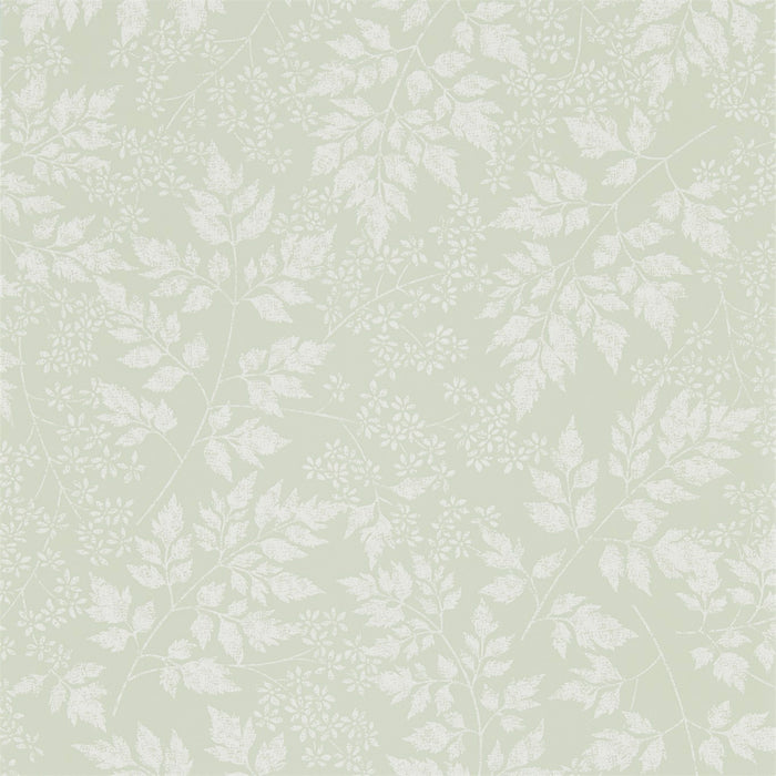 Spring Leaves Celadon Wallpaper