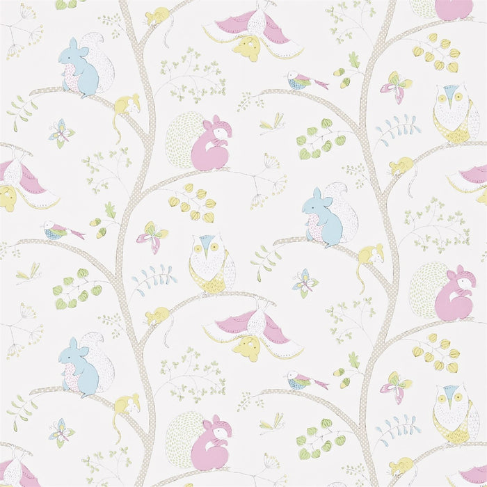 Going Batty Pink/Blue Wallpaper