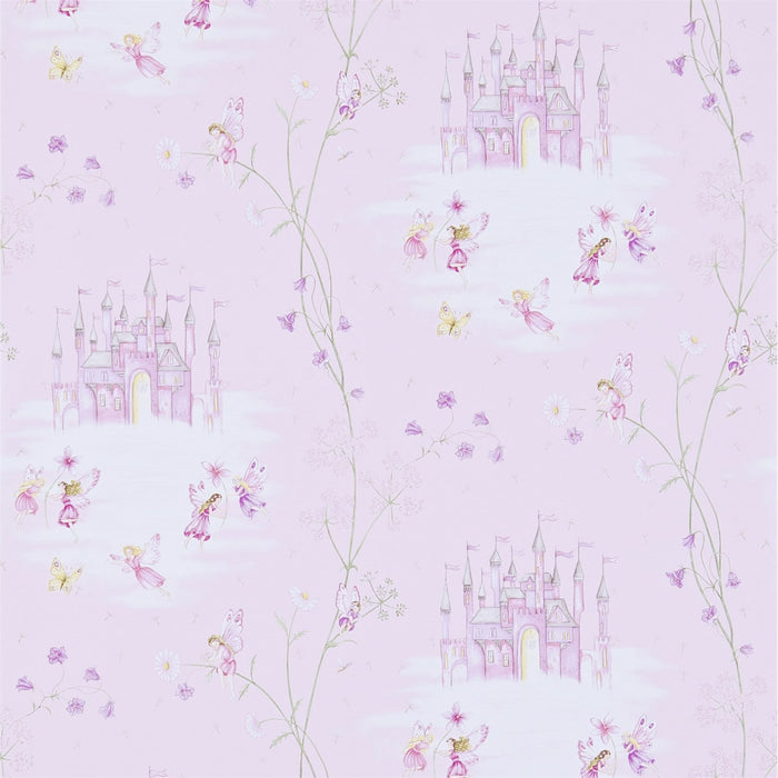 Fairy Castle Pink Wallpaper