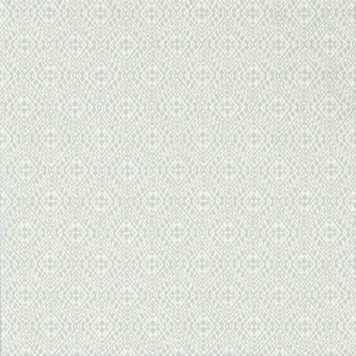 Pinjara Trellis Blue Clay Wallpaper