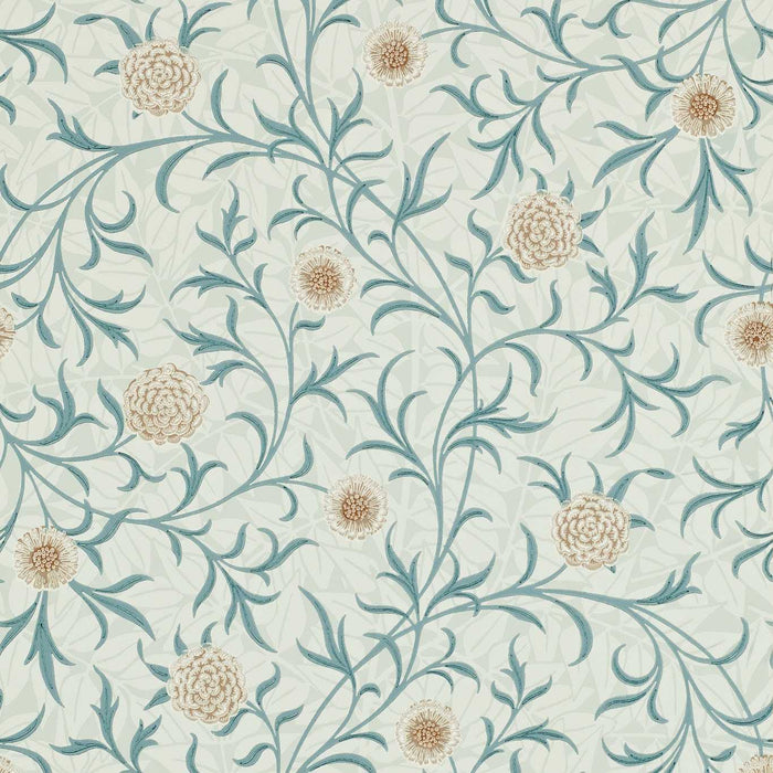 Morris & Co Scroll Loden/Slate Wallpaper