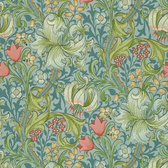 Morris & Co Golden Lily Mineral Wallpaper