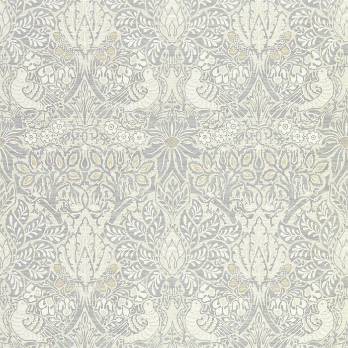 Morris & Co Pure Dove & Rose Cloud Grey Wallpaper