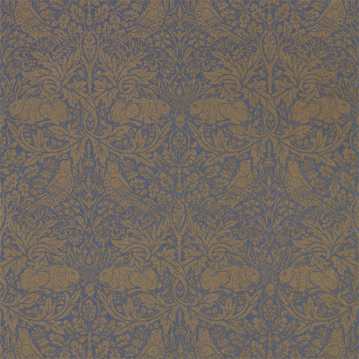 Morris & Co Pure Brer Rabbit Ink/Gold Wallpaper