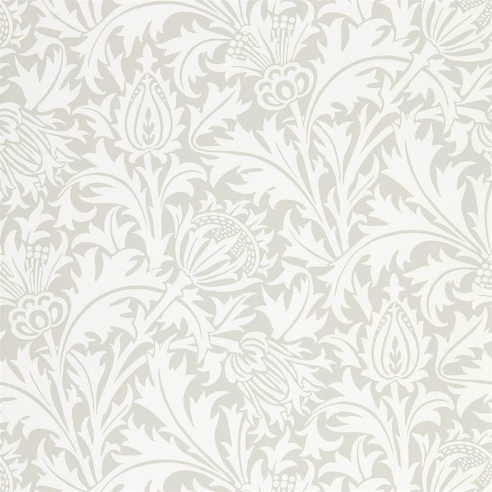 Morris & Co Pure Thistle Pebble Wallpaper