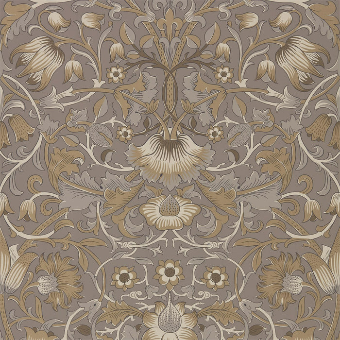 Morris & Co Pure Lodden Taupe/Gold Wallpaper