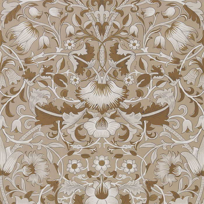 Morris & Co Pure Lodden Gilver/Gold Wallpaper