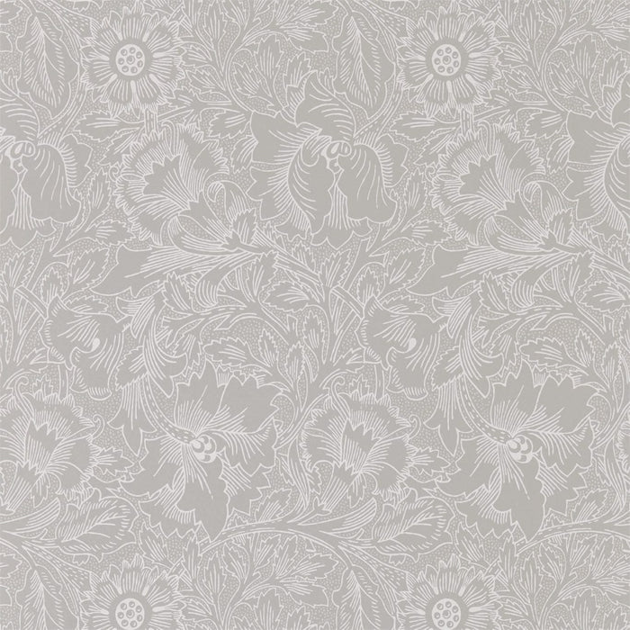 Morris & Co Pure Poppy Dove/Chalk Wallpaper