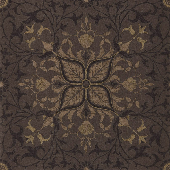 Morris & Co Pure Net Ceiling Charcoal/Gold Wallpaper