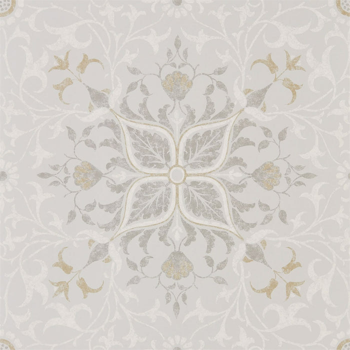 Morris & Co Pure Net Ceiling Stone/Chalk Wallpaper