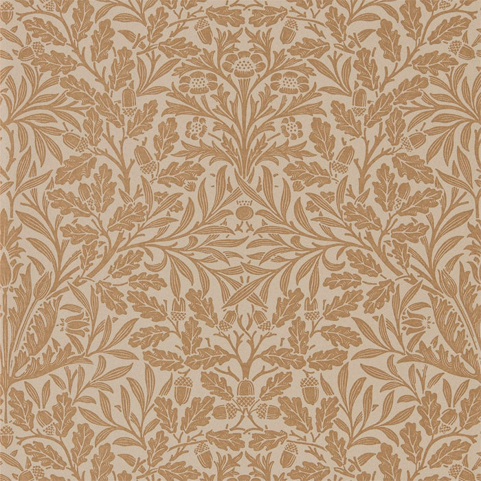 Morris & Co Pure Acorn Gilver/Copper Wallpaper