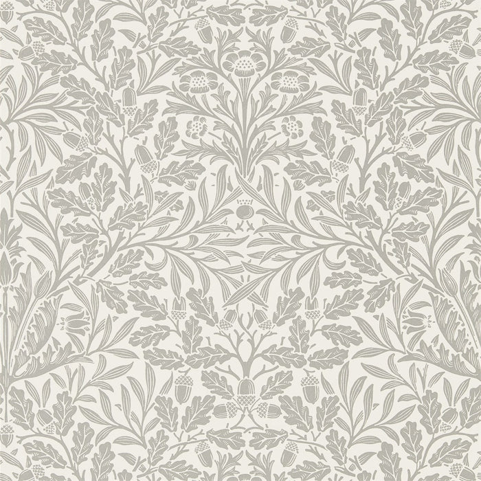 Morris & Co Pure Acorn Ecru/Pewter Wallpaper