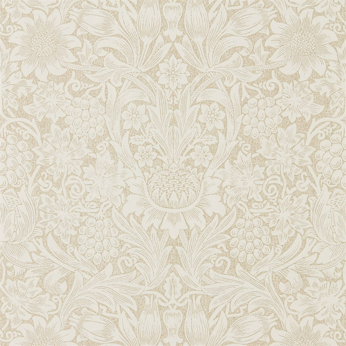 Morris & Co Pure Sunflower Parchment/Gold Wallpaper