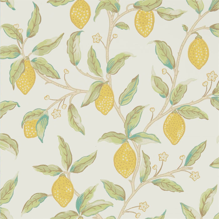 Morris & Co Lemon Tree Bay Leaf Wallpaper