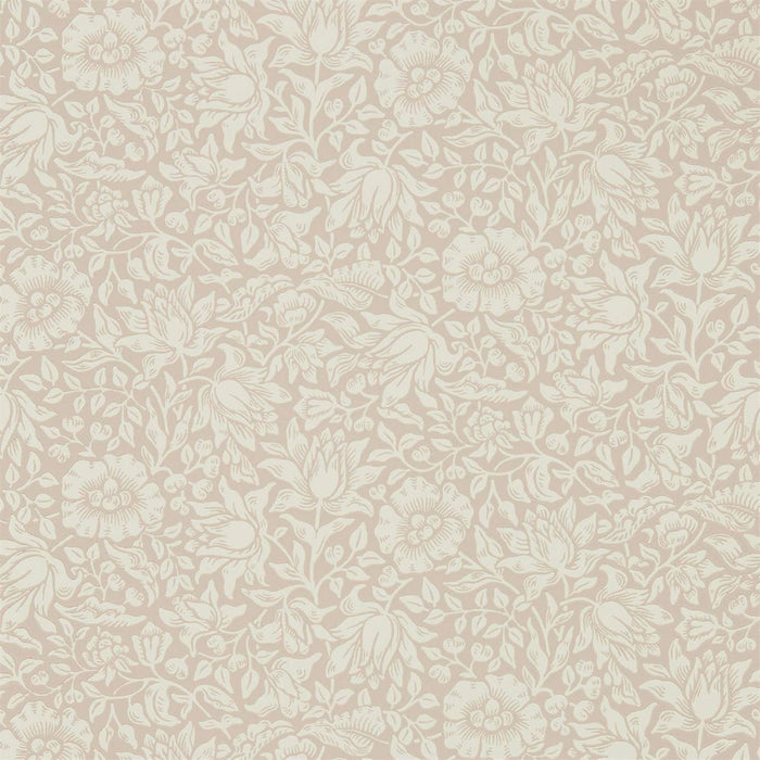 Morris &  Co Mallow Dusky Rose Wallpaper