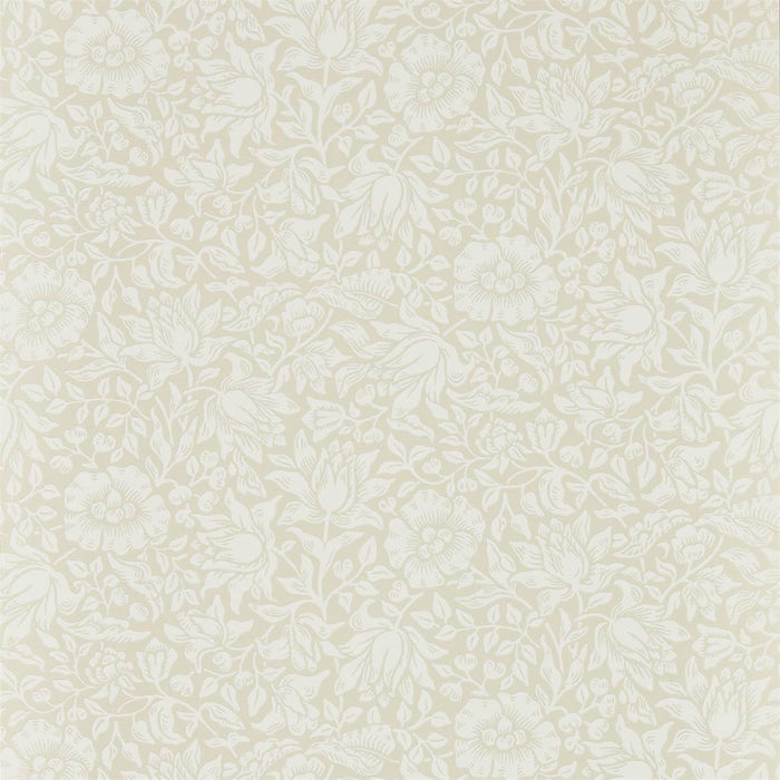 Morris &  Co Mallow Cream Ivory Wallpaper