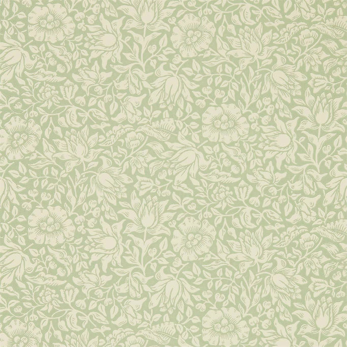 Morris &  Co Mallow Apple Green Wallpaper