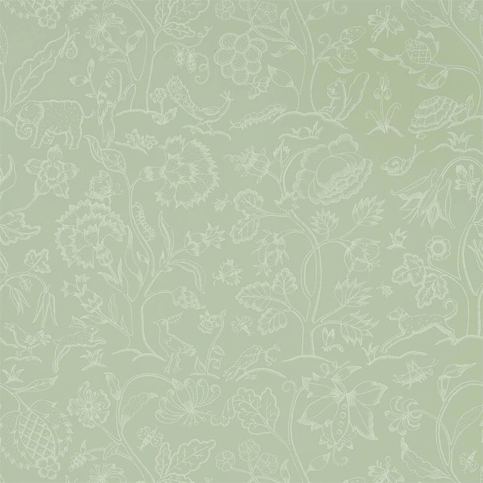 Morris & Co Middlemore Sage Grey Wallpaper