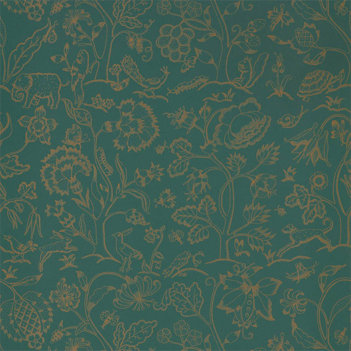 Morris & Co Middlemore Moss Gold Wallpaper