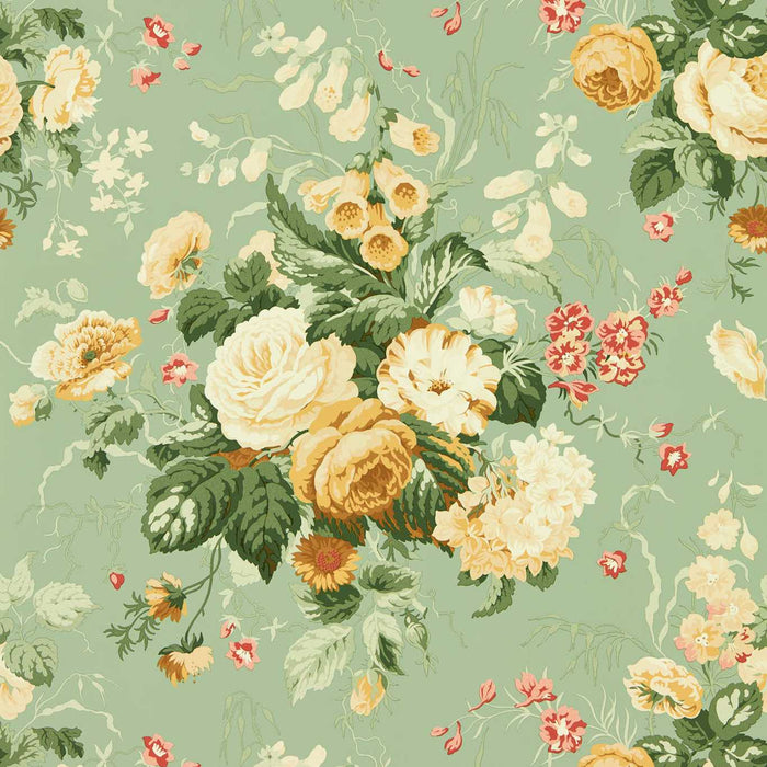 Stapleton Park Sage/Honey Wallpaper