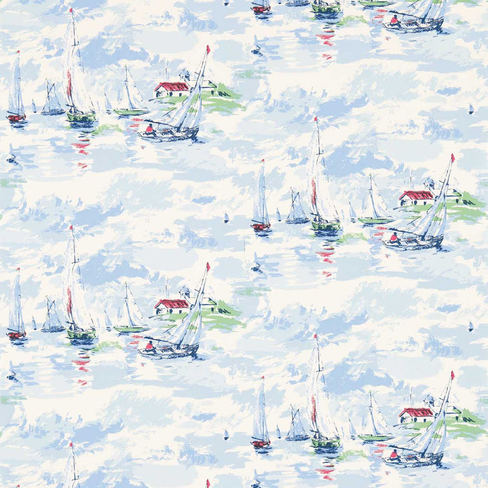 Sail Away Sky Blue Wallpaper