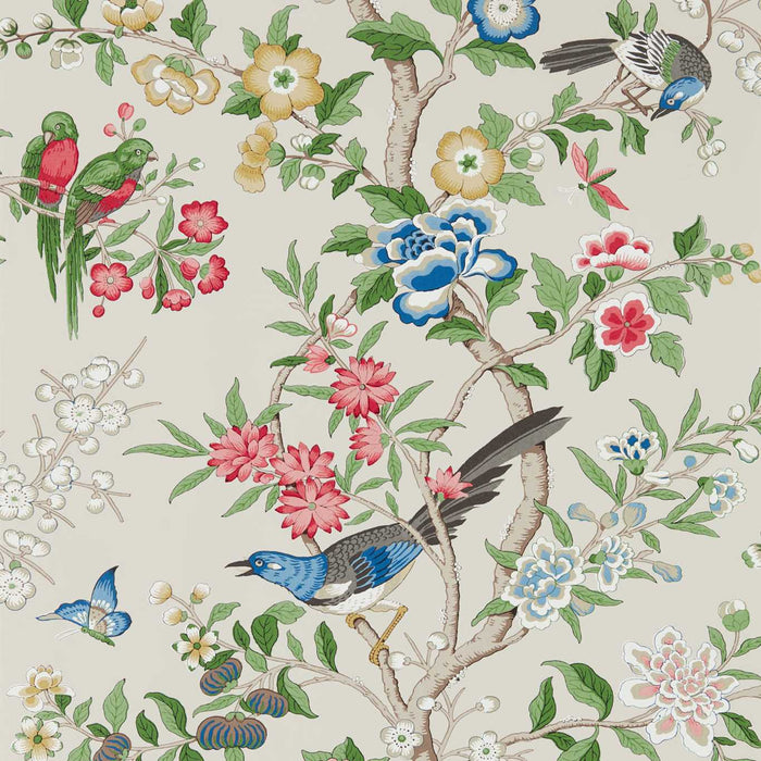 Chinoiserie Hall Linen/ Chintz Wallpaper