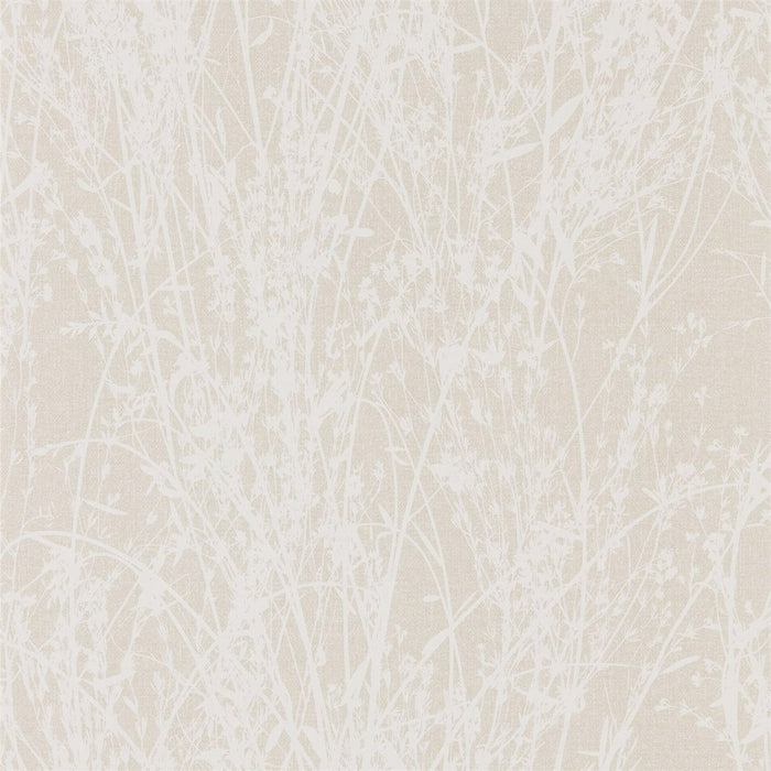 Meadow Canvas White/Parchment Wallpaper