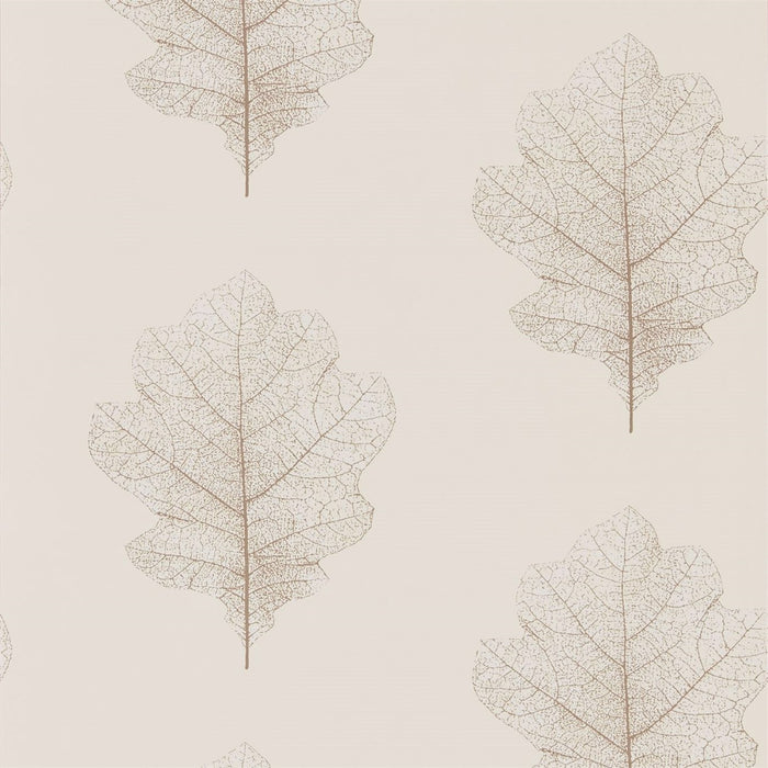 Oak Filigree Milk/Pearl Wallpaper