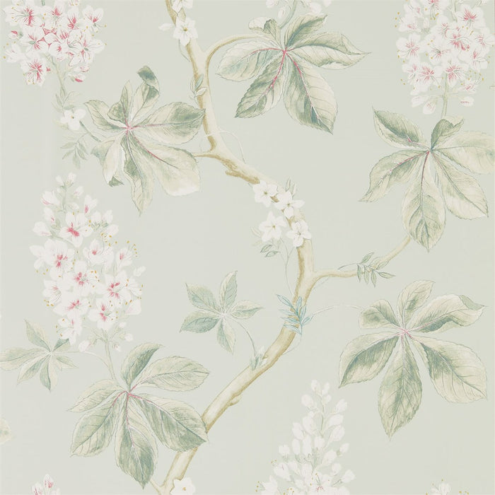 Chestnut Tree Seaspray/Peony Wallpaper