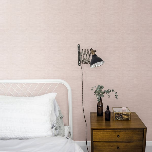 Galerie Metallic Plain Wallpaper Soft Pink DWP0230-06