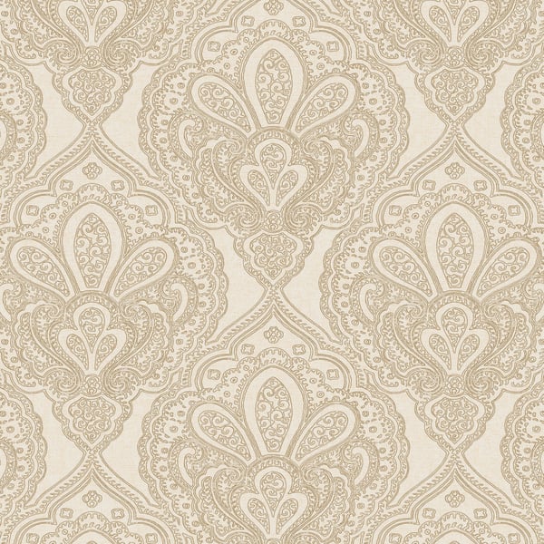 Galerie Mehndi Damask Wallpaper Cream DWP0247-05