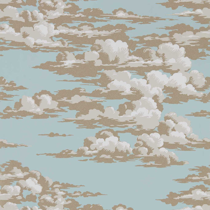 Silvi Clouds English Blue Wallpaper